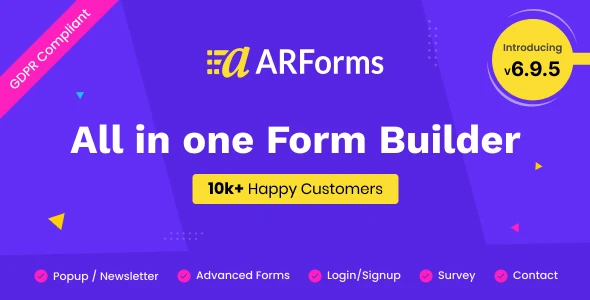 WordPress Form Builder Plugin, Contact form – ARForms