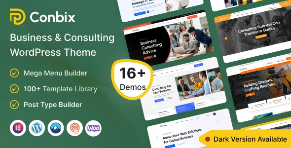 Conbix – Business Consulting WordPress Theme